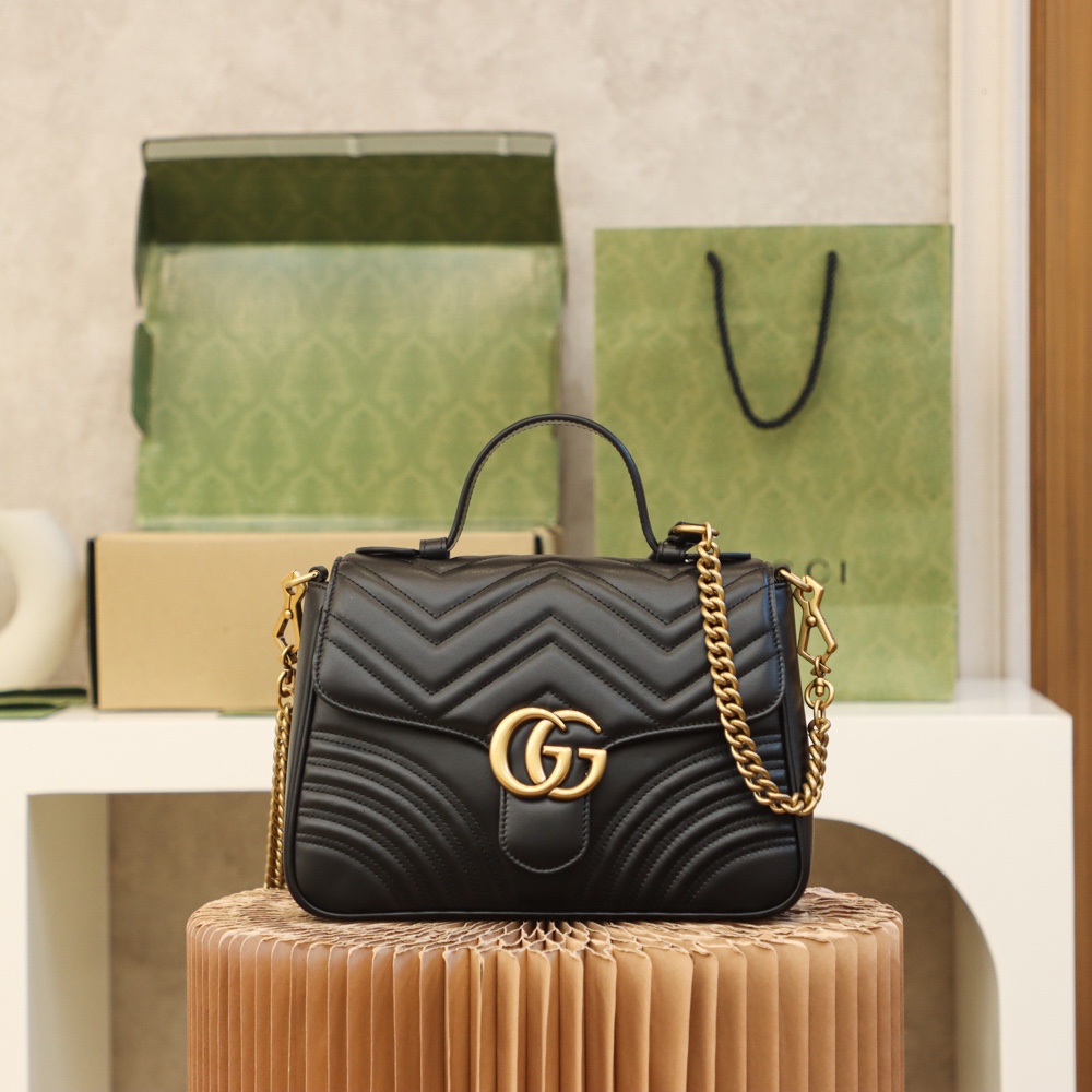 GG MARMONT MINI TOP HANDLE BAG GG MARMONT MINI TOP HANDLE BAG