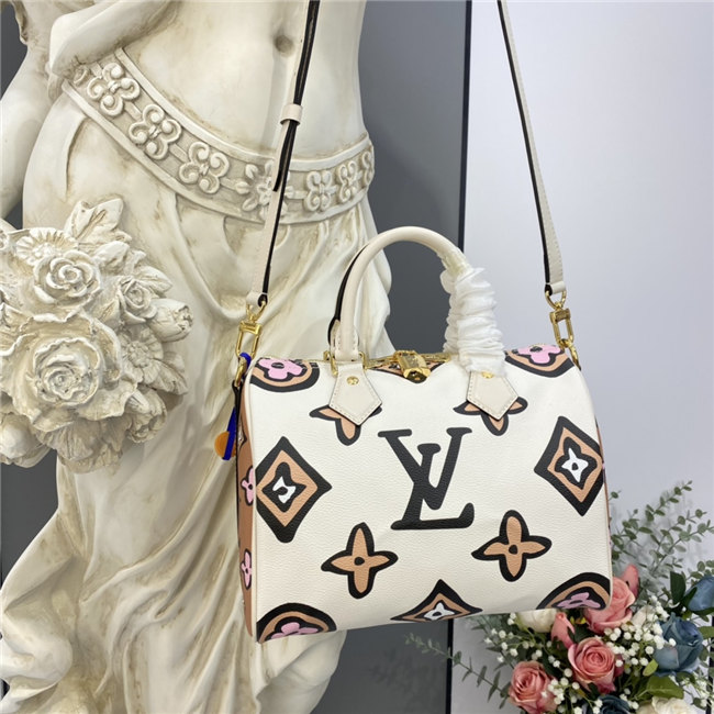 Louis Vuitton Speedy Bandouliere 25 Cream Louis Vuitton Speedy Bandouliere 25 Cream