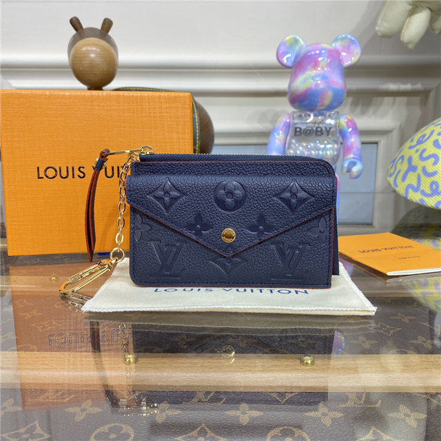 Louis Vuitton Card Holder Recto Verso Navy Louis Vuitton Card Holder Recto Verso Navy