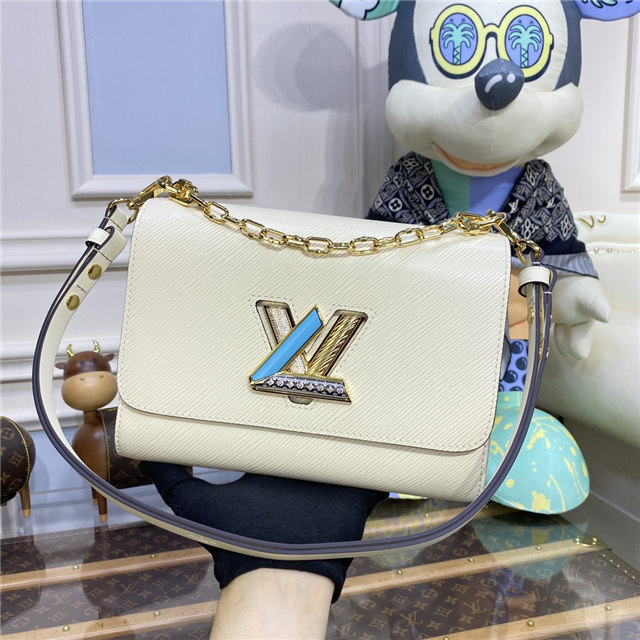 Louis Vuitton Twist MM Epi Leather Quartz Louis Vuitton Twist MM Epi Leather Quartz