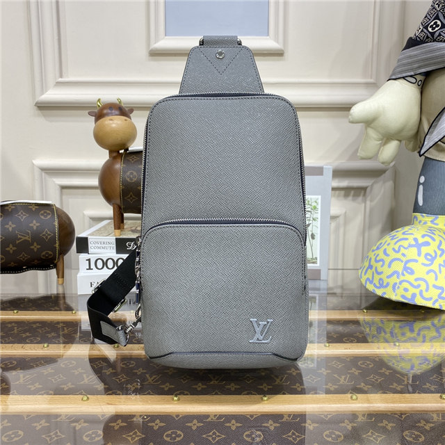 Louis Vuitton Avenue Sling Bag Taiga Leather – Men (Glacier) Louis Vuitton Avenue Sling Bag Taiga Leather – Men (Glacier)