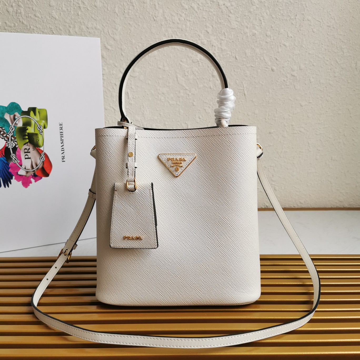 PRADA HANDBAG white PRADA HANDBAG white