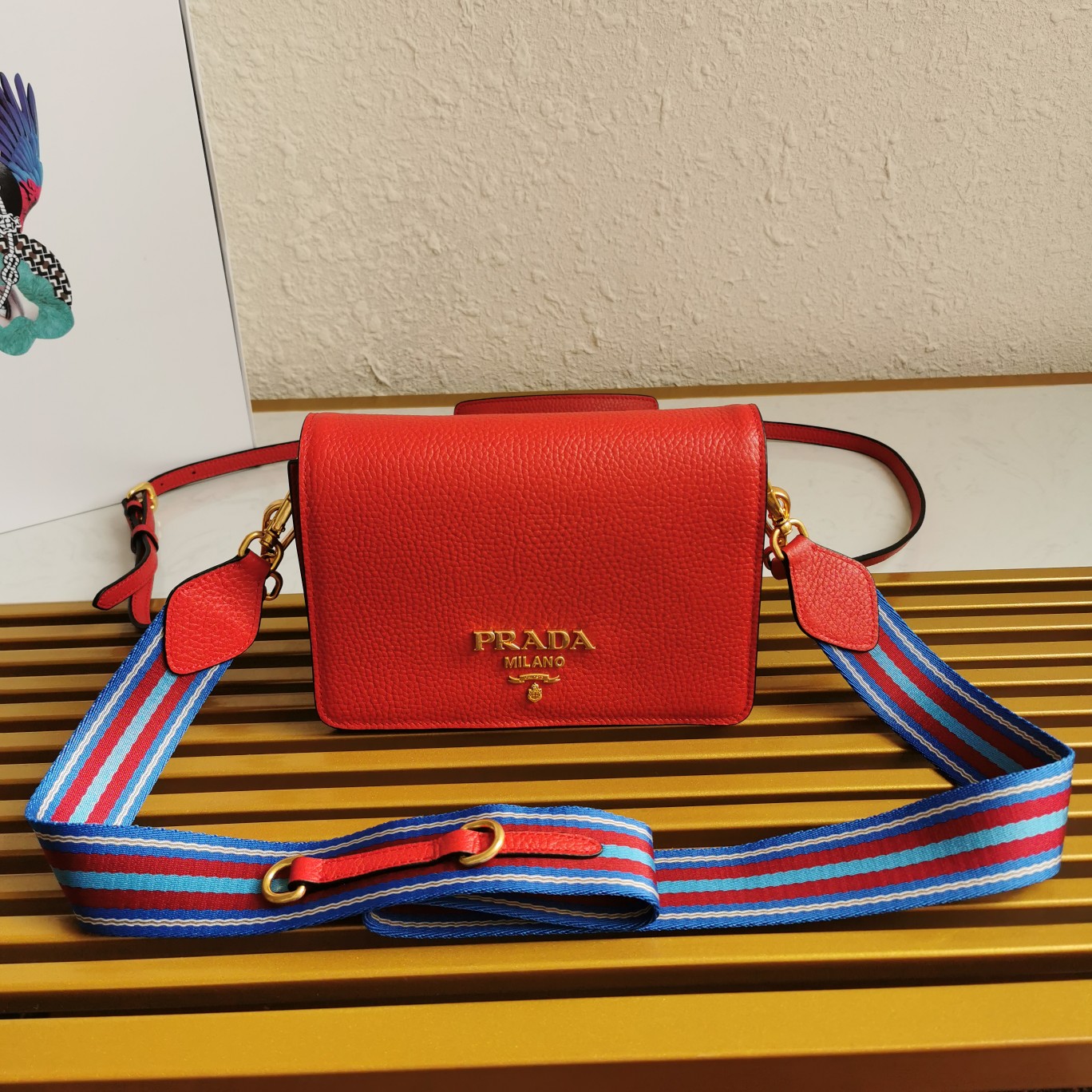PRADA CROSSBODY BAG red PRADA CROSSBODY BAG red
