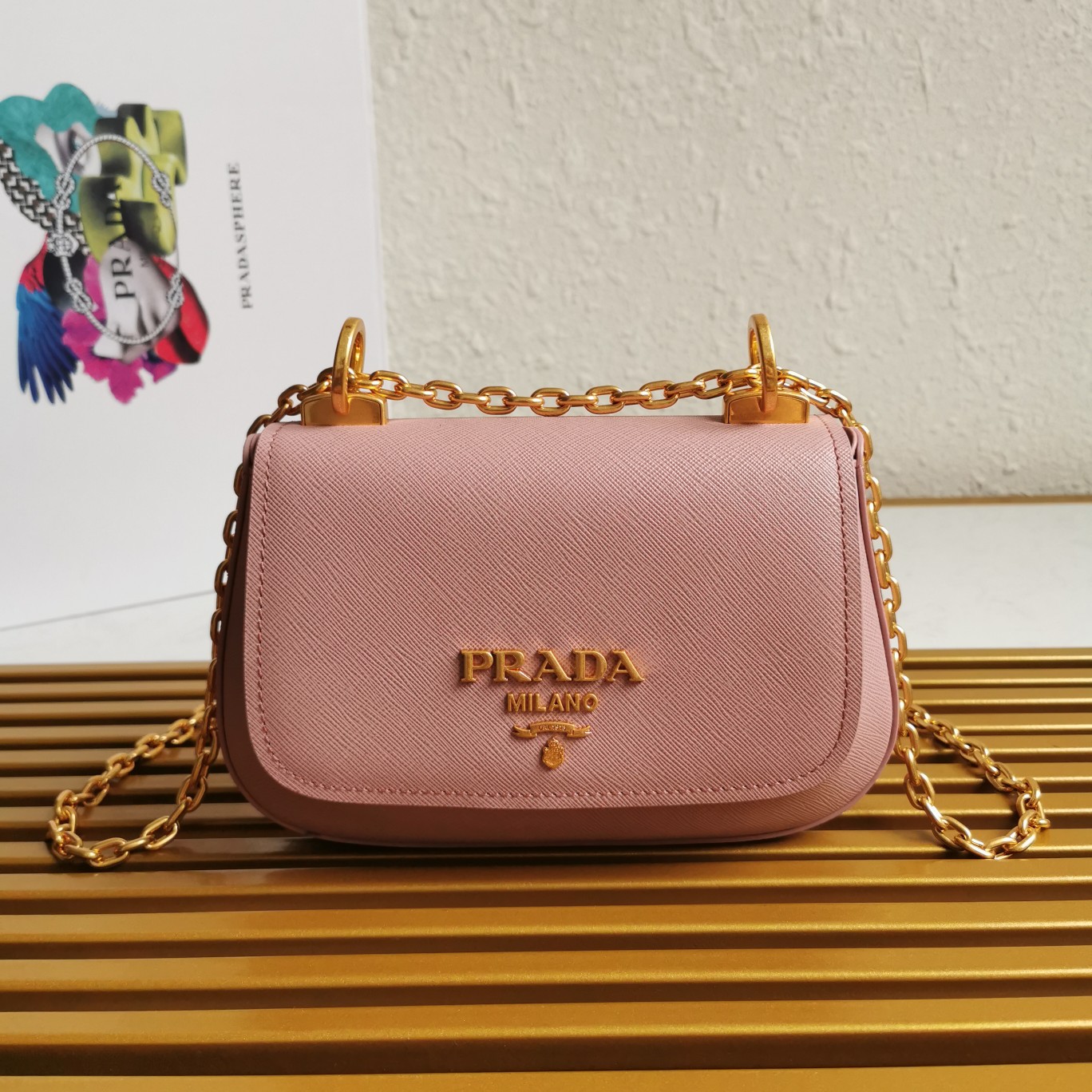 PRADA CROSSBODY BAG pink PRADA CROSSBODY BAG pink