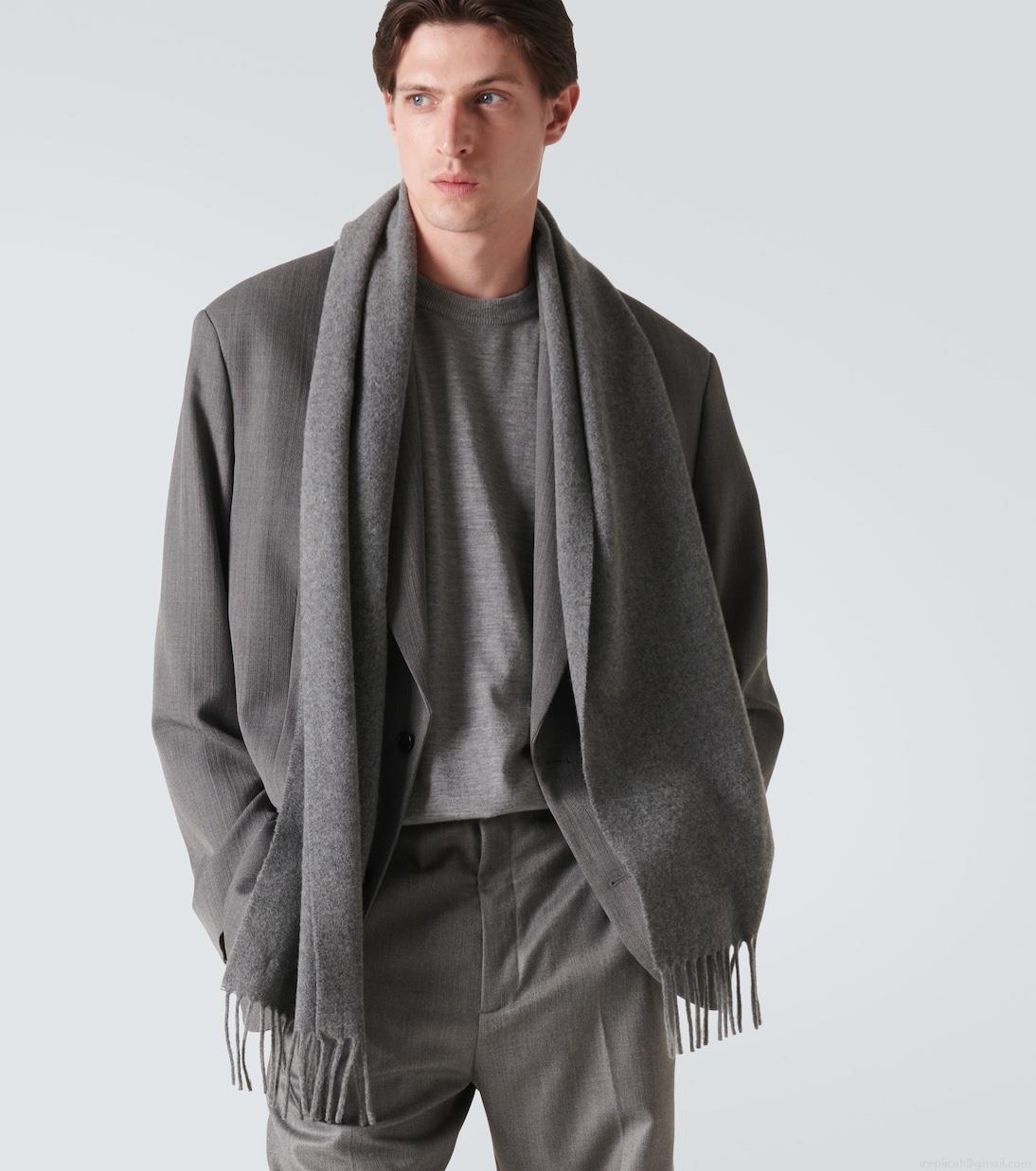 Acne StudiosFringed wool scarf Acne StudiosFringed wool scarf