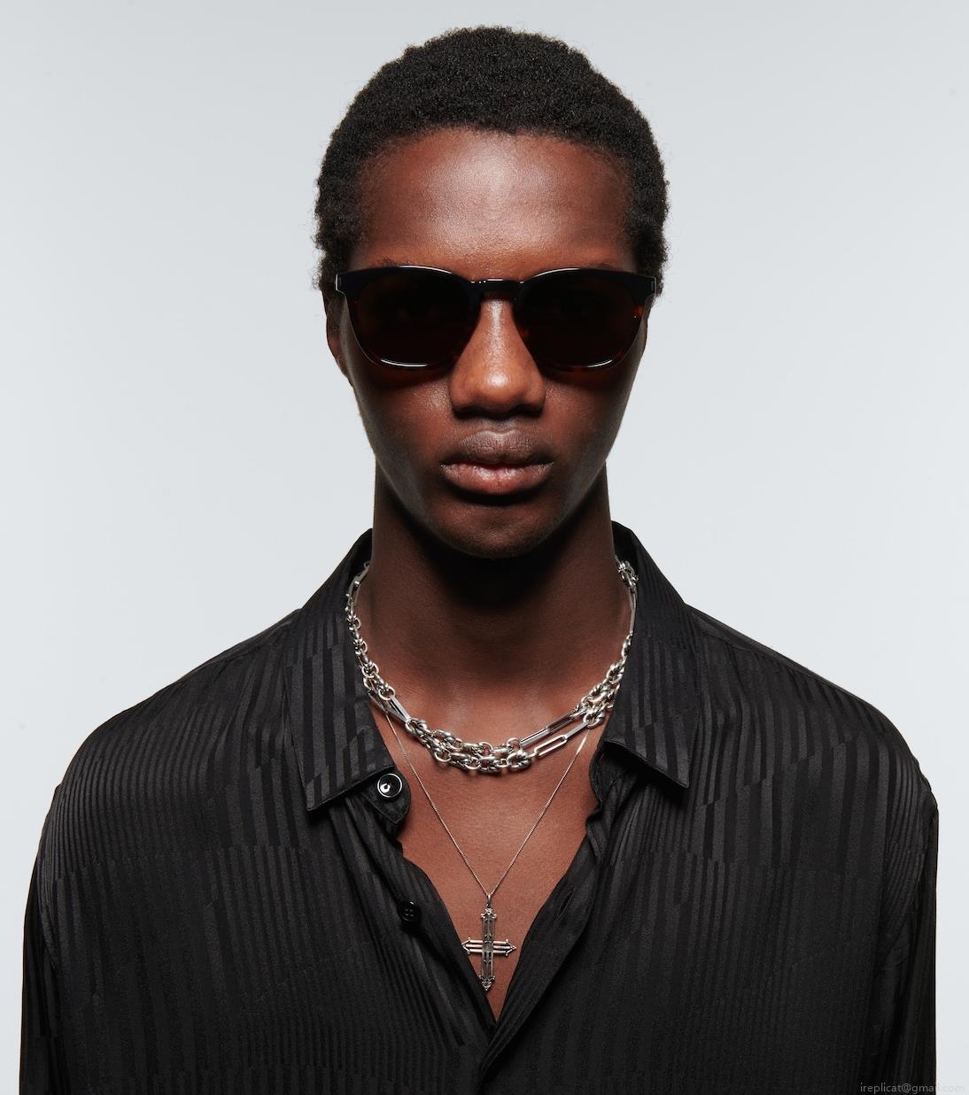 Saint LaurentRound acetate sunglasses Saint LaurentRound acetate sunglasses