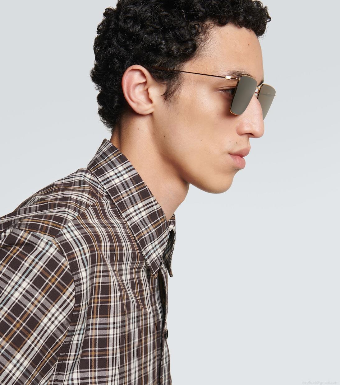 Bottega VenetaUltrathin rectangular sunglasses Bottega VenetaUltrathin rectangular sunglasses