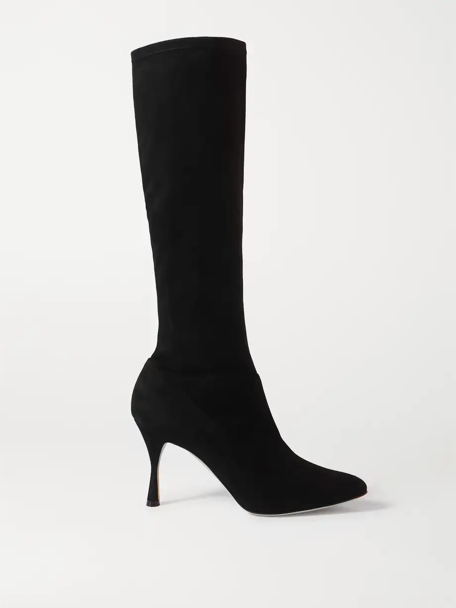 Pamfilo 90 stretch-suede knee boots Pamfilo 90 stretch-suede knee boots