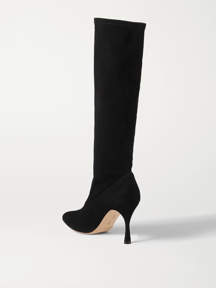 Pamfilo 90 stretch-suede knee boots Pamfilo 90 stretch-suede knee boots