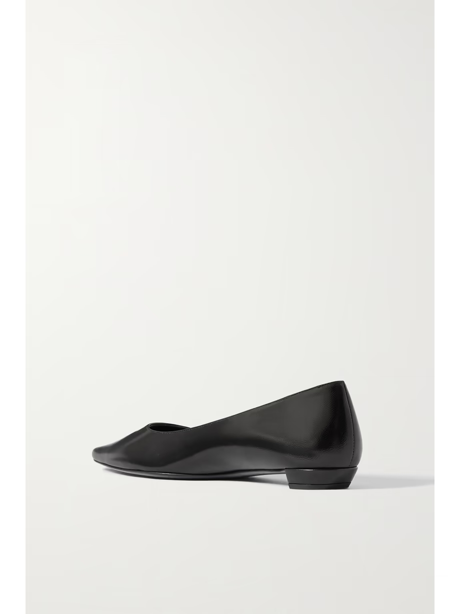 Claudette leather point-toe flats Claudette leather point-toe flats
