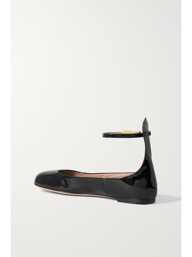 Tan-Go patent-leather ballet flats Tan-Go patent-leather ballet flats