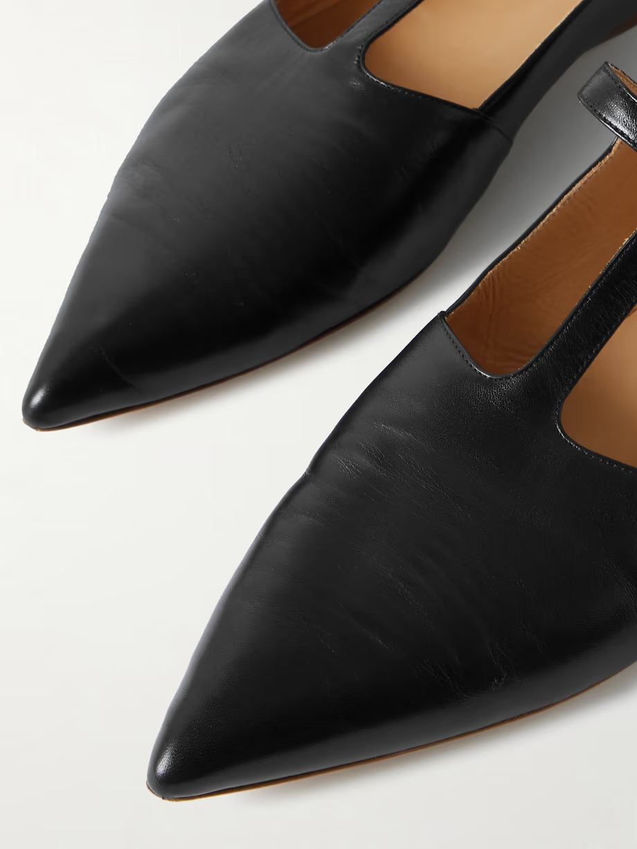 Lola Ballerina leather Mary Jane point-toe flats Lola Ballerina leather Mary Jane point-toe flats