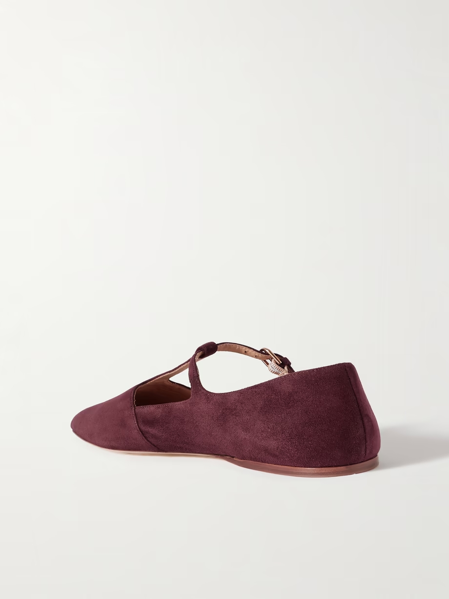 Lola suede point-toe flats Lola suede point-toe flats
