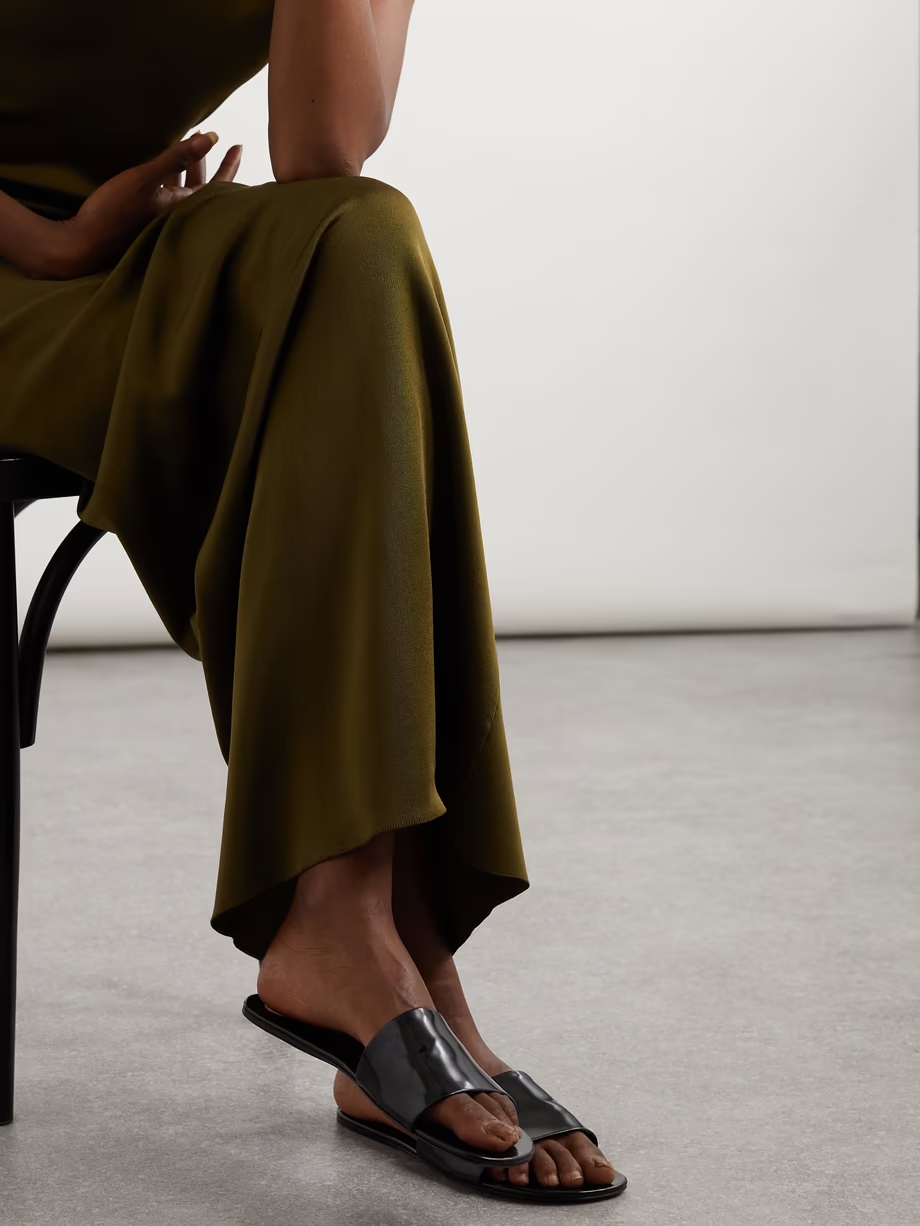 Carlyle patent-leather sandals Carlyle patent-leather sandals