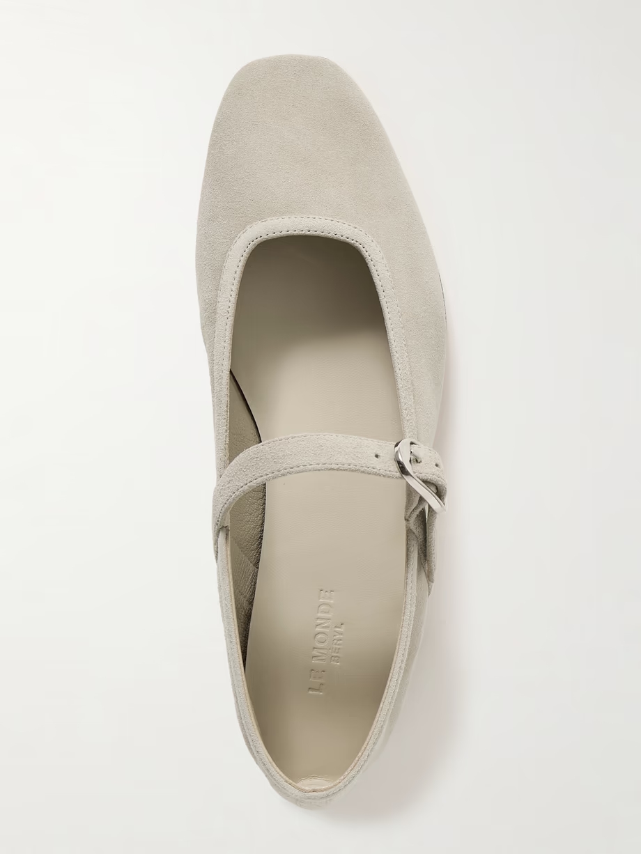 Suede Mary Jane ballet flats Suede Mary Jane ballet flats