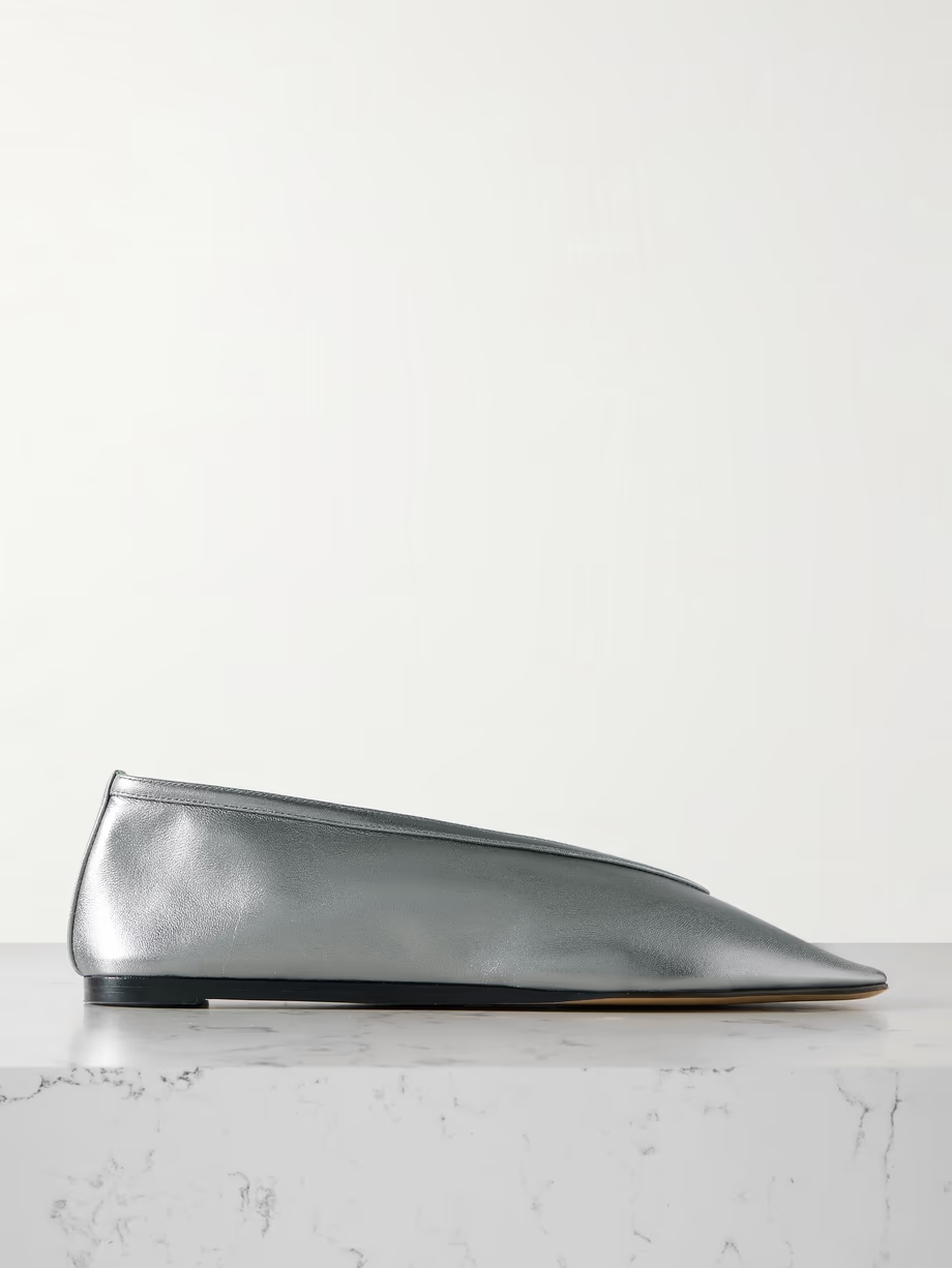 Luna metallic leather ballet flats Luna metallic leather ballet flats
