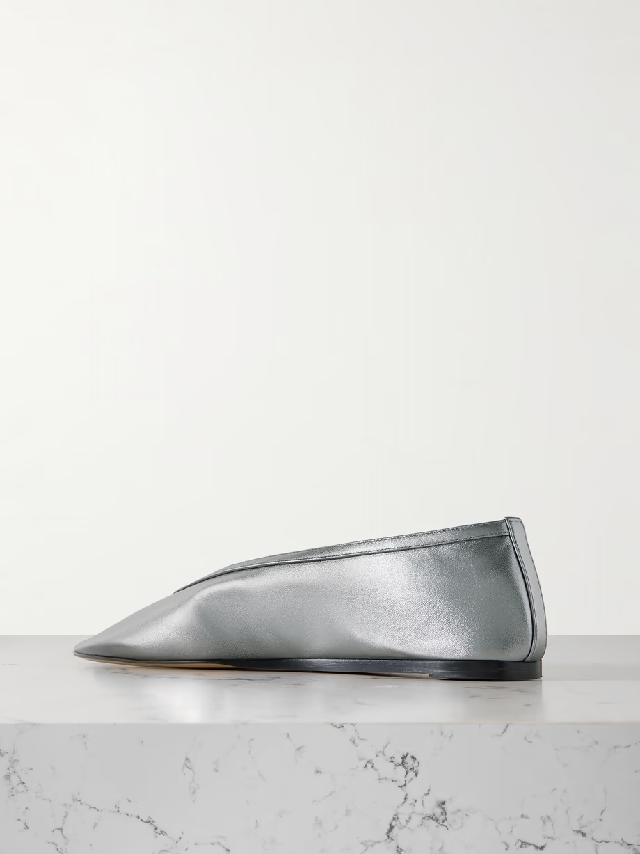 Luna metallic leather ballet flats Luna metallic leather ballet flats