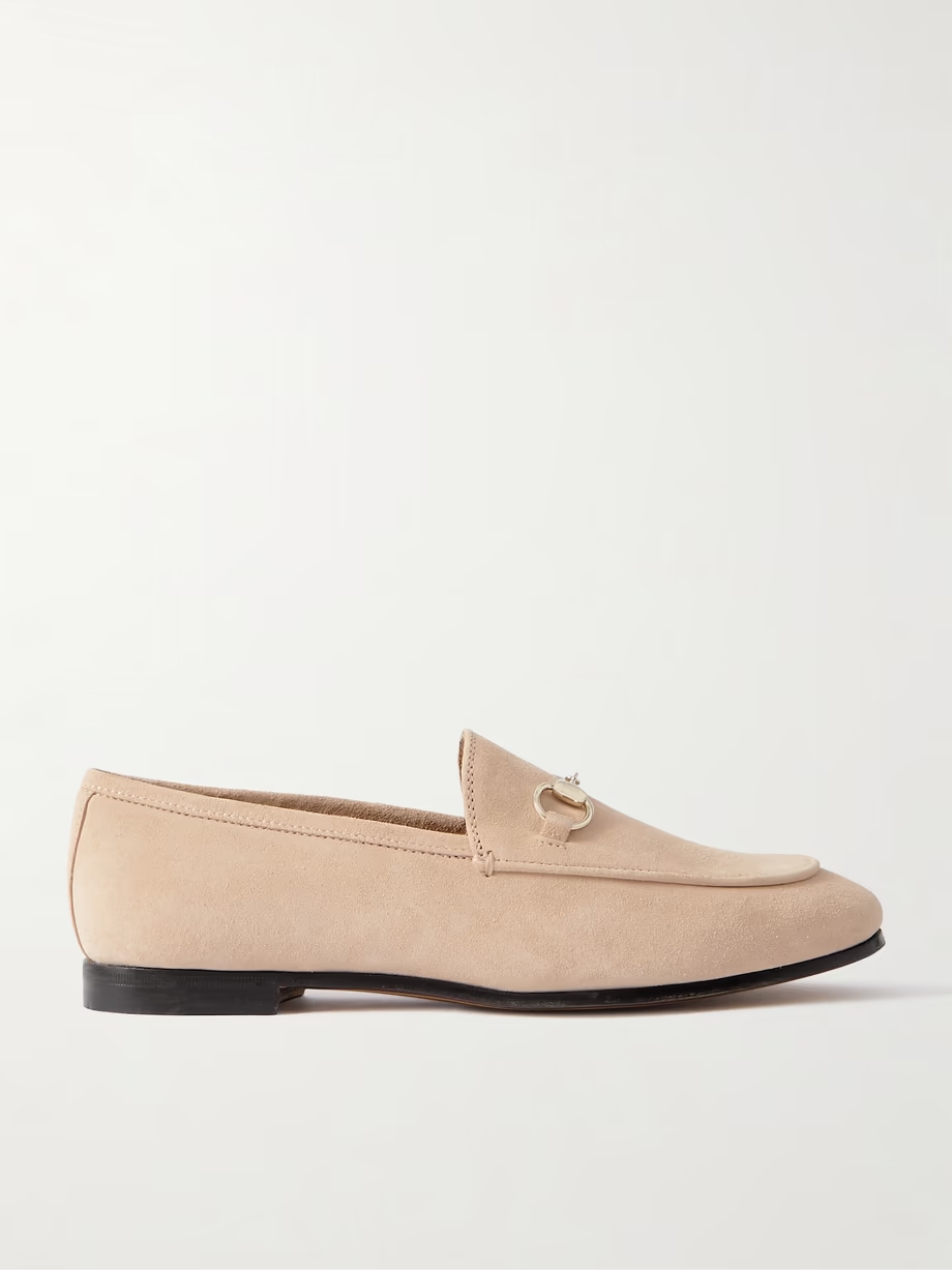 Jordaan horsebit-detailed suede loafers Jordaan horsebit-detailed suede loafers