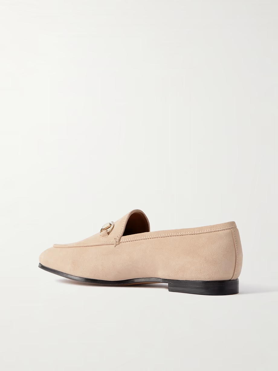 Jordaan horsebit-detailed suede loafers Jordaan horsebit-detailed suede loafers