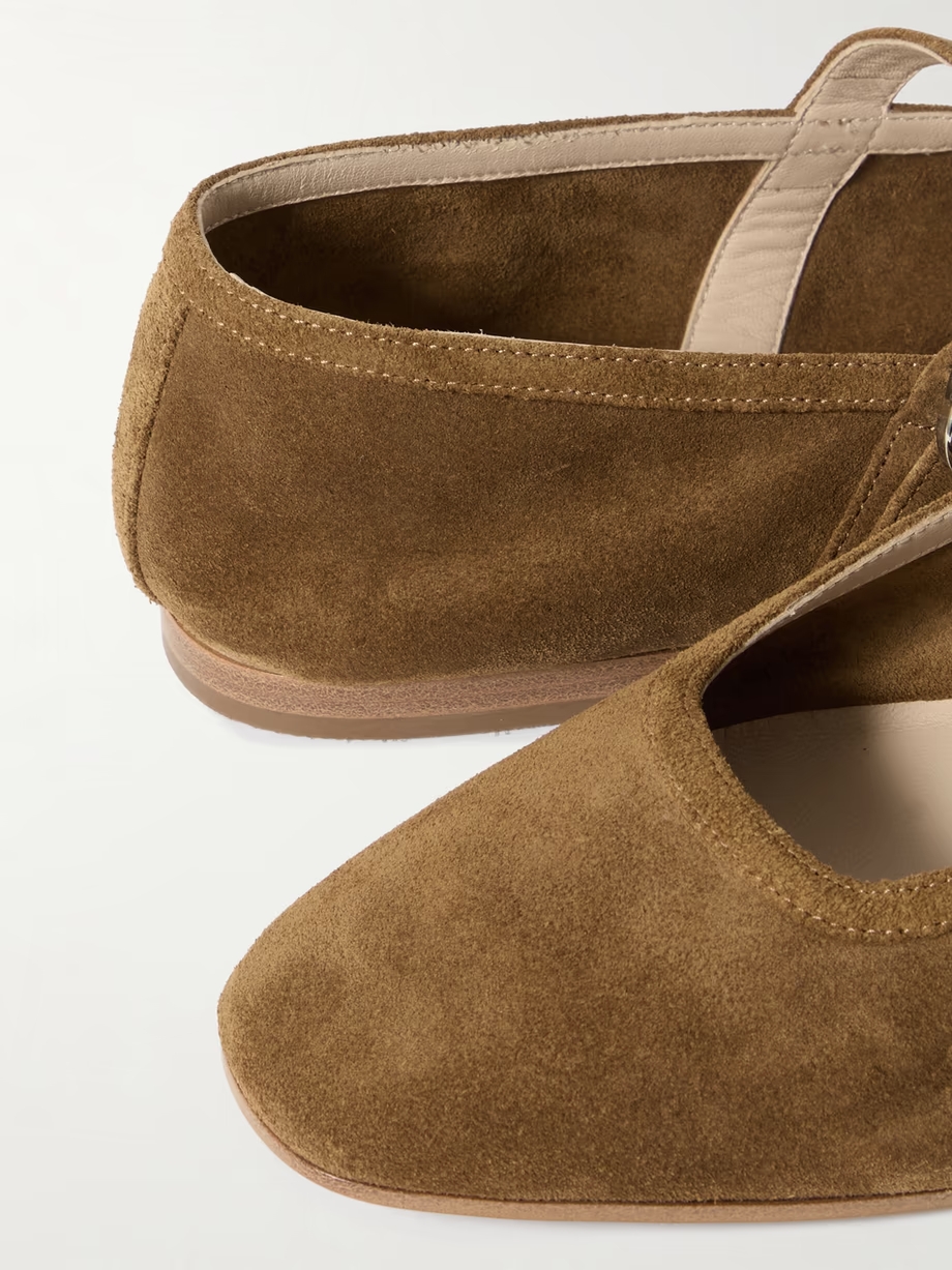 Suede Mary Jane ballet flats Suede Mary Jane ballet flats