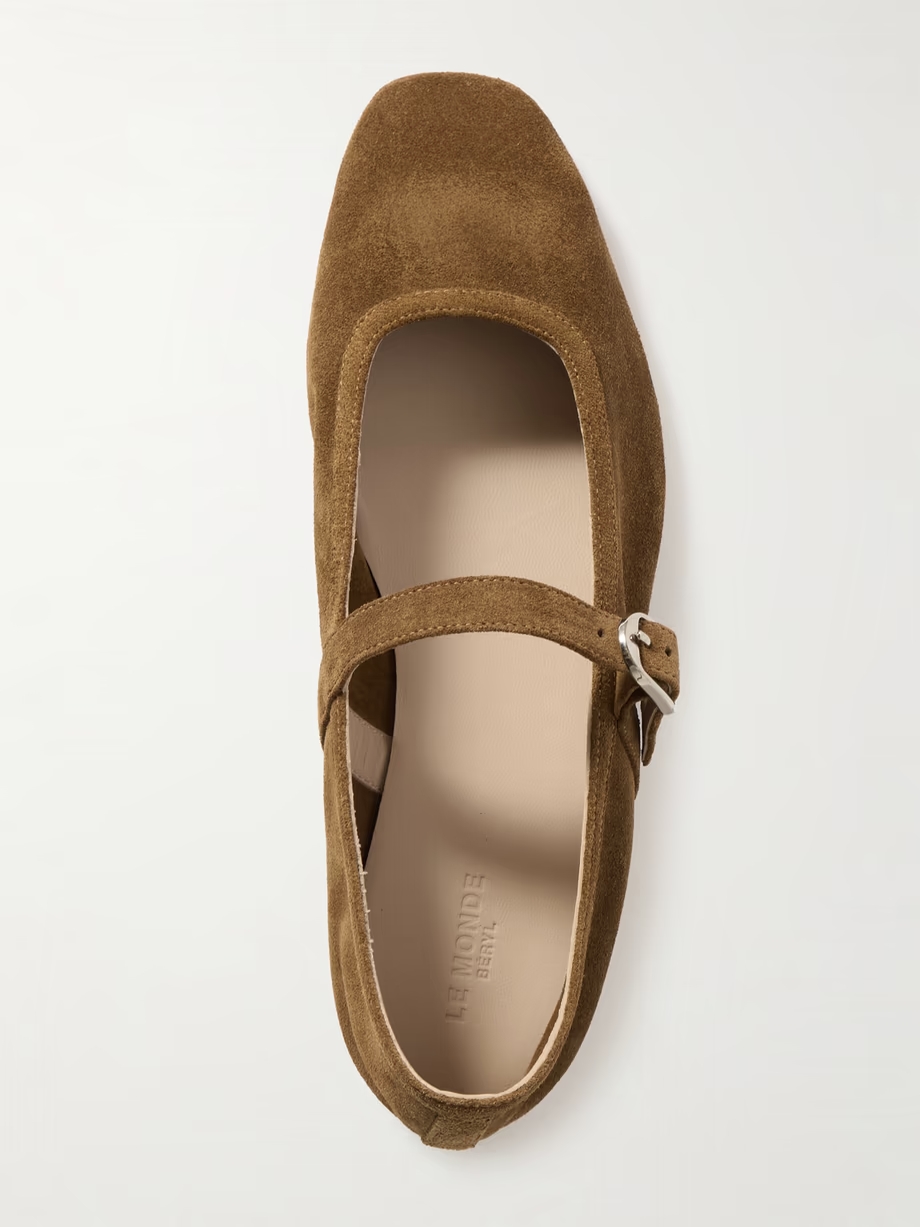 Suede Mary Jane ballet flats Suede Mary Jane ballet flats