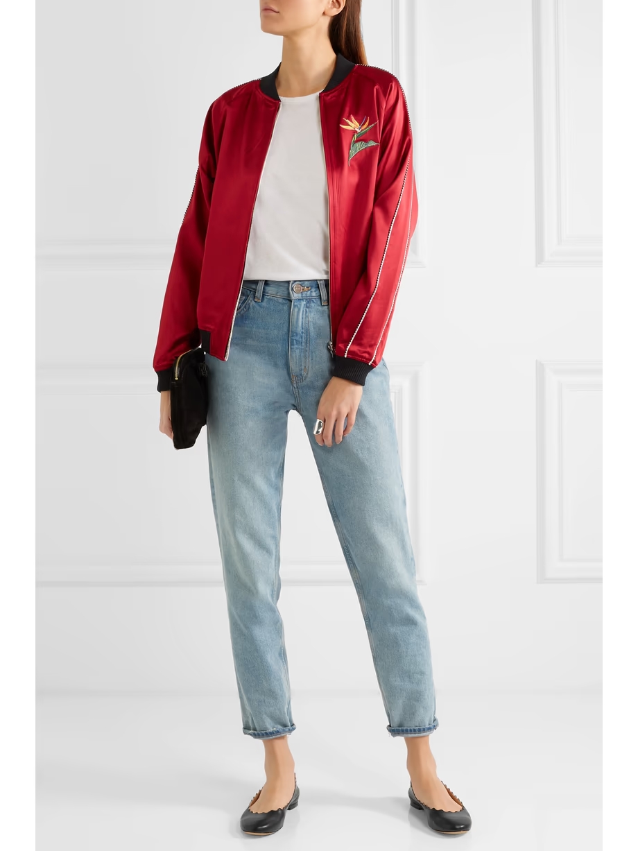 + NET SUSTAIN Lauren scalloped leather ballet flats + NET SUSTAIN Lauren scalloped leather ballet flats