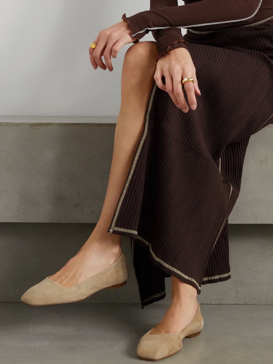 Ida suede ballet flats Ida suede ballet flats