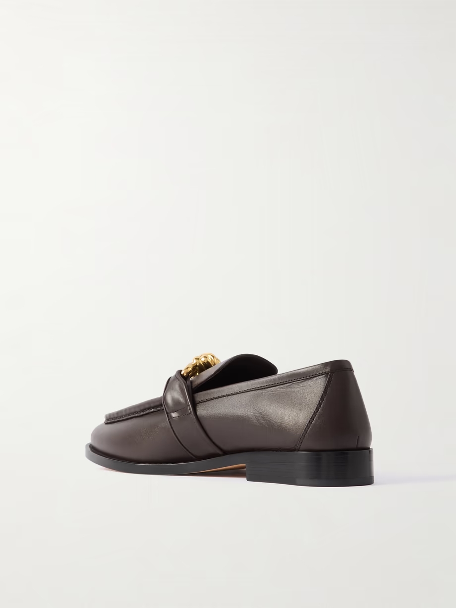 Astaire embellished leather loafers Astaire embellished leather loafers