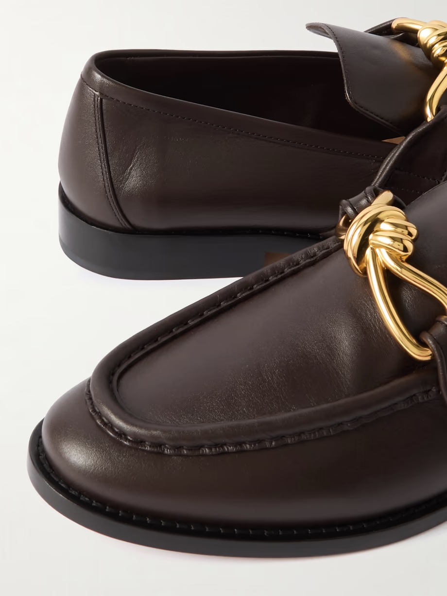 Astaire embellished leather loafers Astaire embellished leather loafers