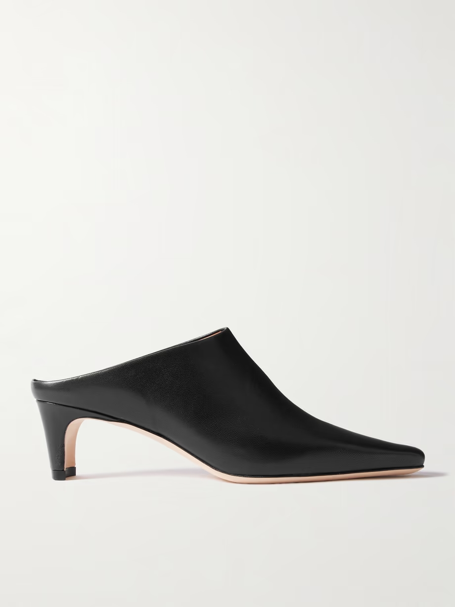 Wally leather mules Wally leather mules