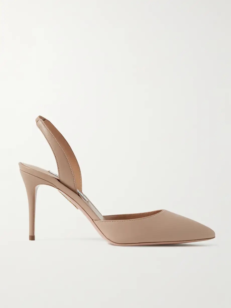 So Nude 85 leather slingback pumps So Nude 85 leather slingback pumps