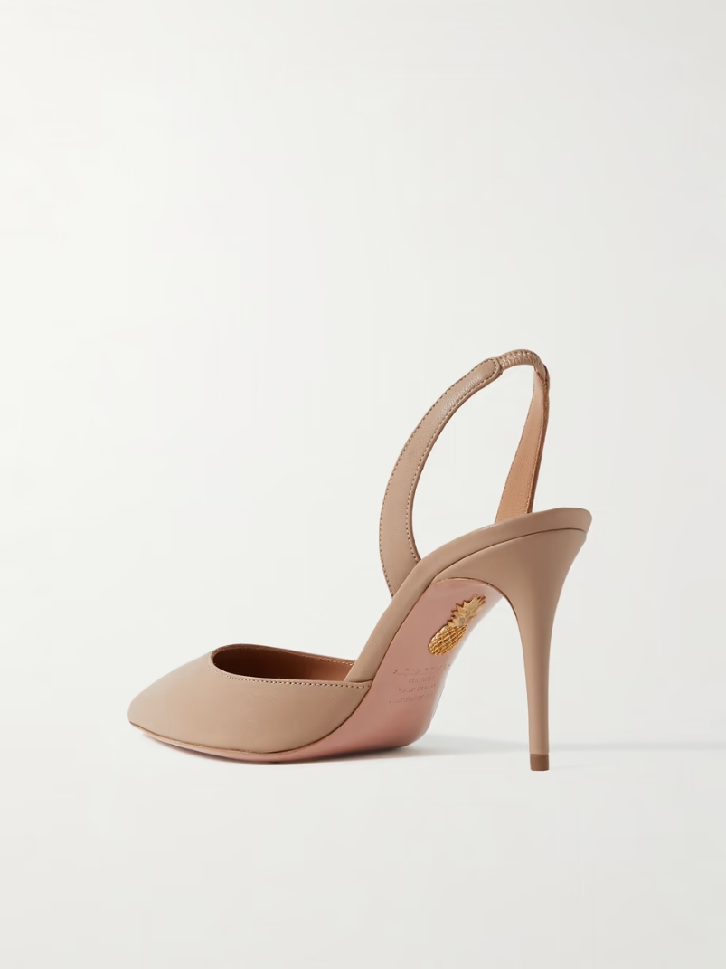 So Nude 85 leather slingback pumps So Nude 85 leather slingback pumps