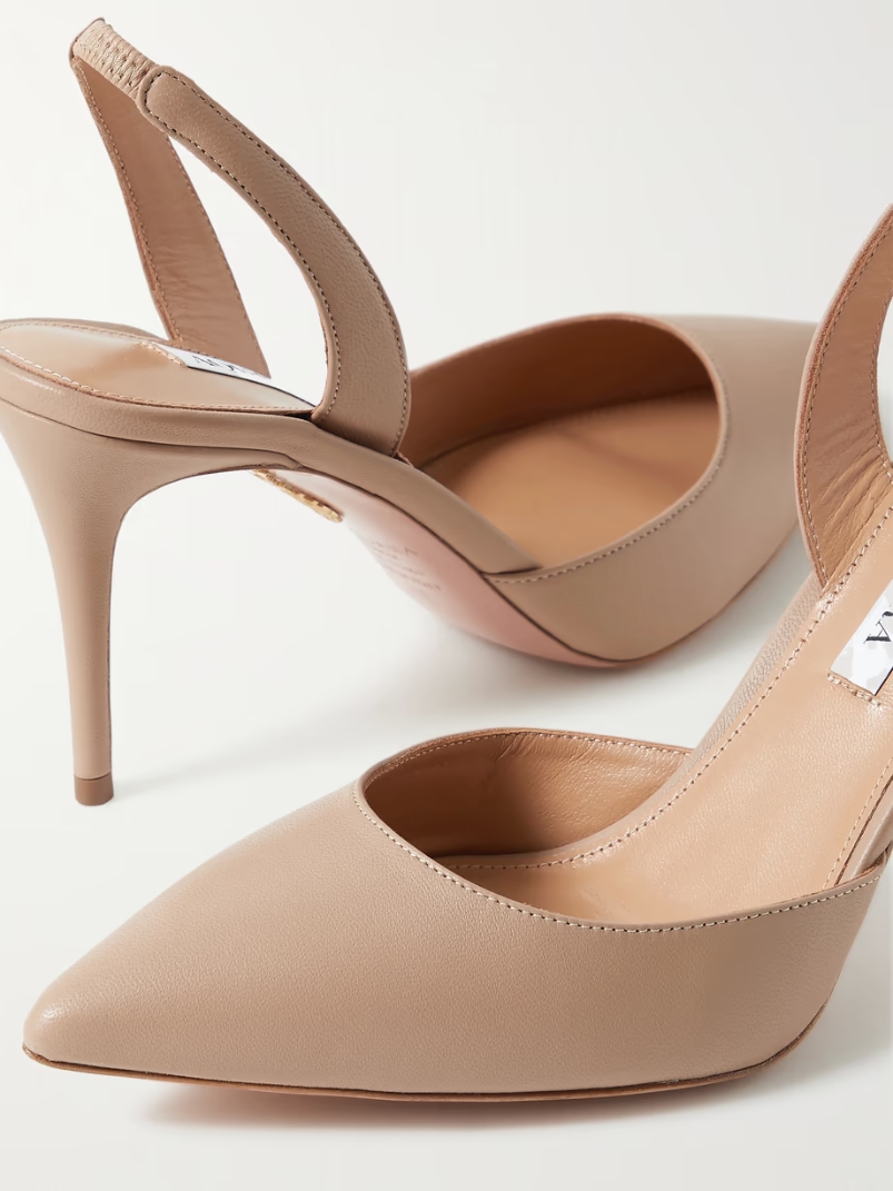 So Nude 85 leather slingback pumps So Nude 85 leather slingback pumps