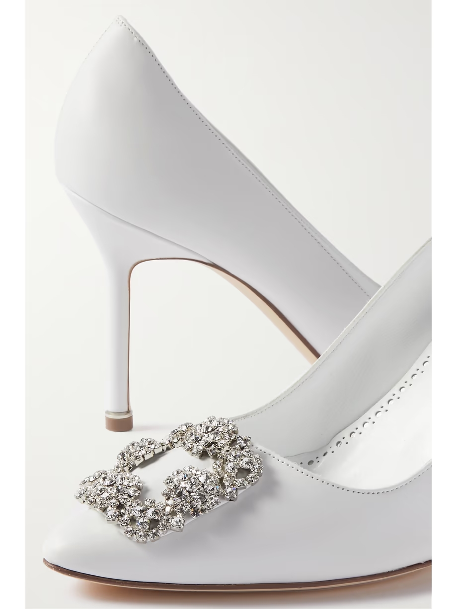 Hangisi 90 embellished leather pumps Hangisi 90 embellished leather pumps