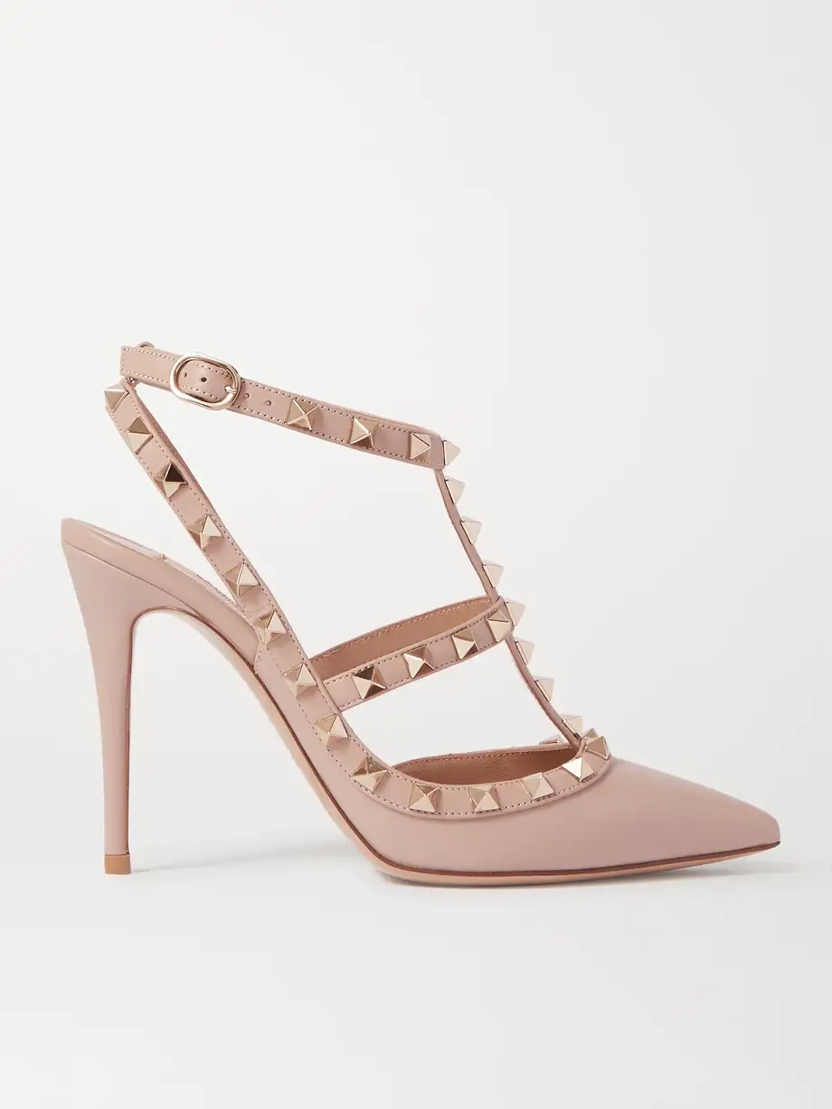 Rockstud leather pumps Rockstud leather pumps