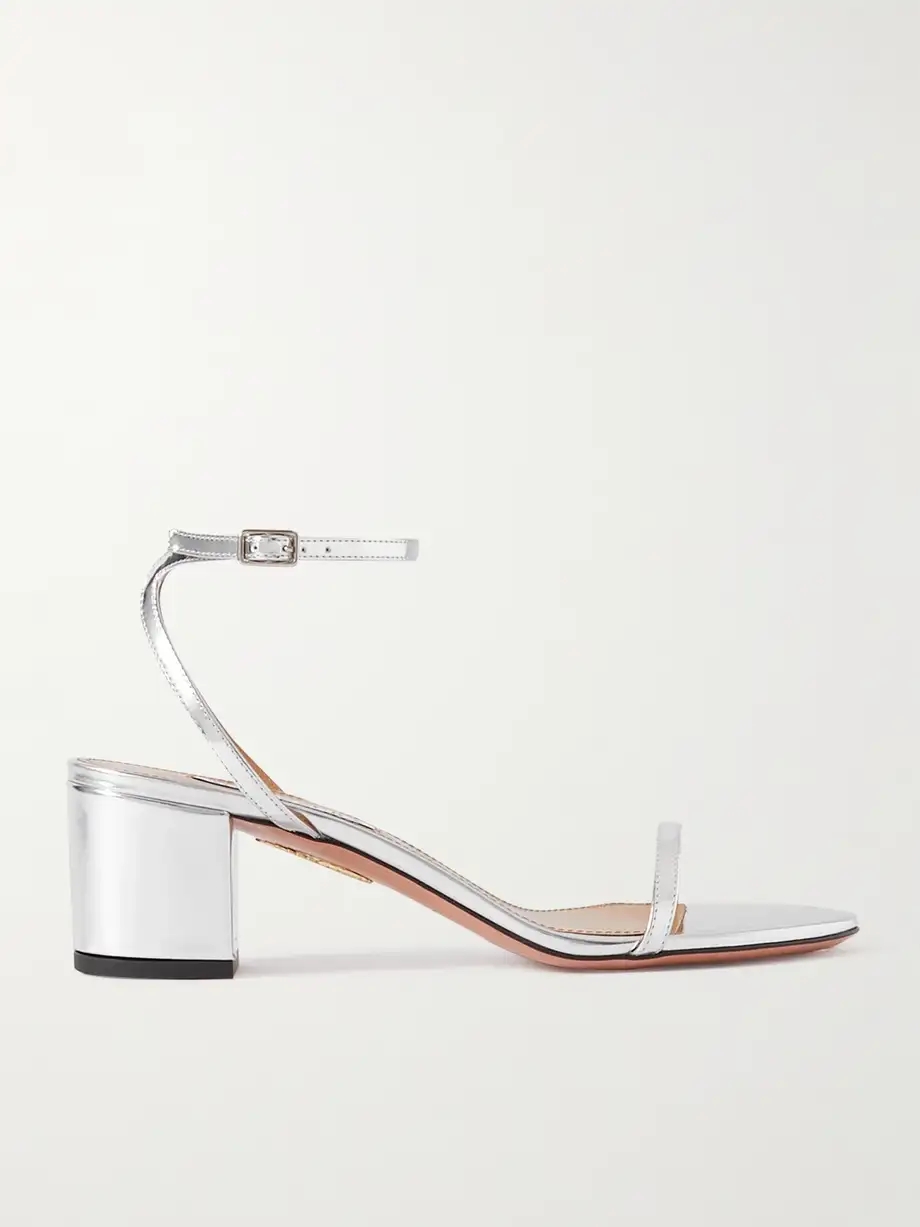Olie 50 metallic leather sandals Olie 50 metallic leather sandals