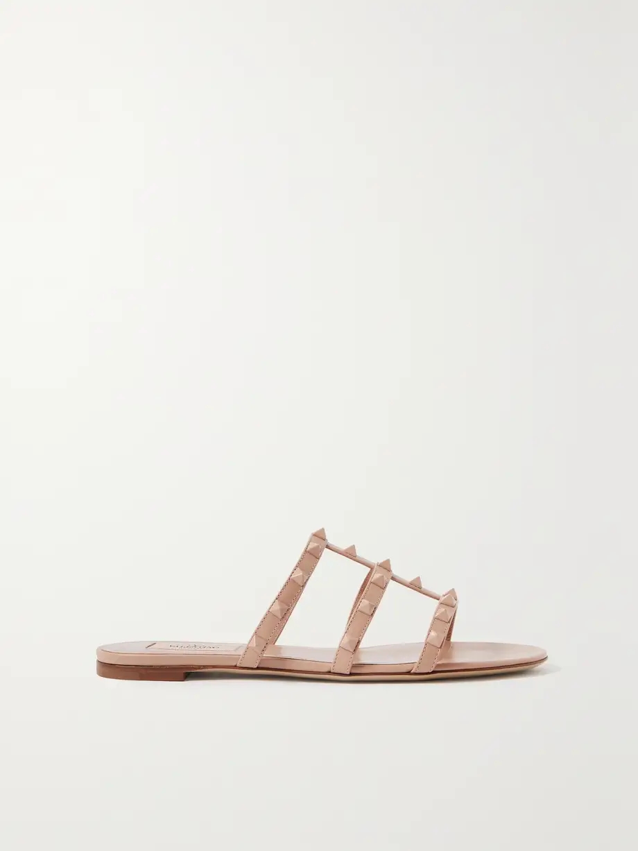 Rockstud leather sandals Rockstud leather sandals