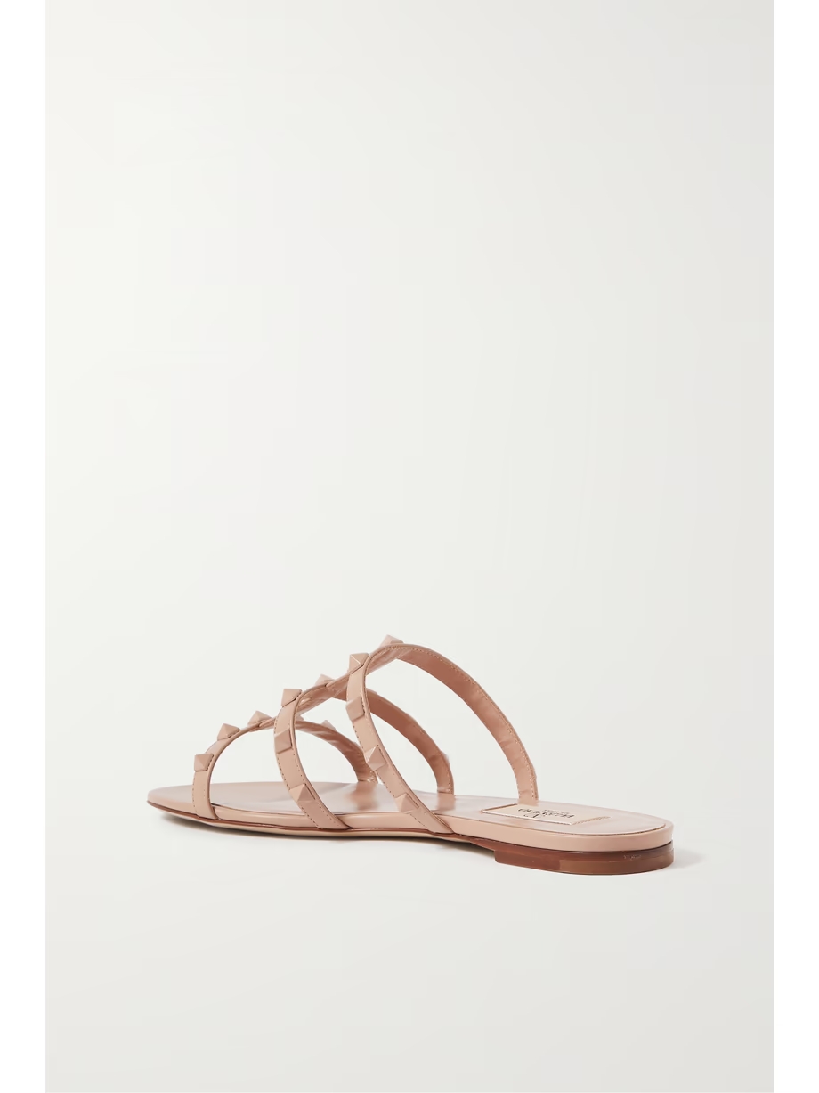 Rockstud leather sandals Rockstud leather sandals