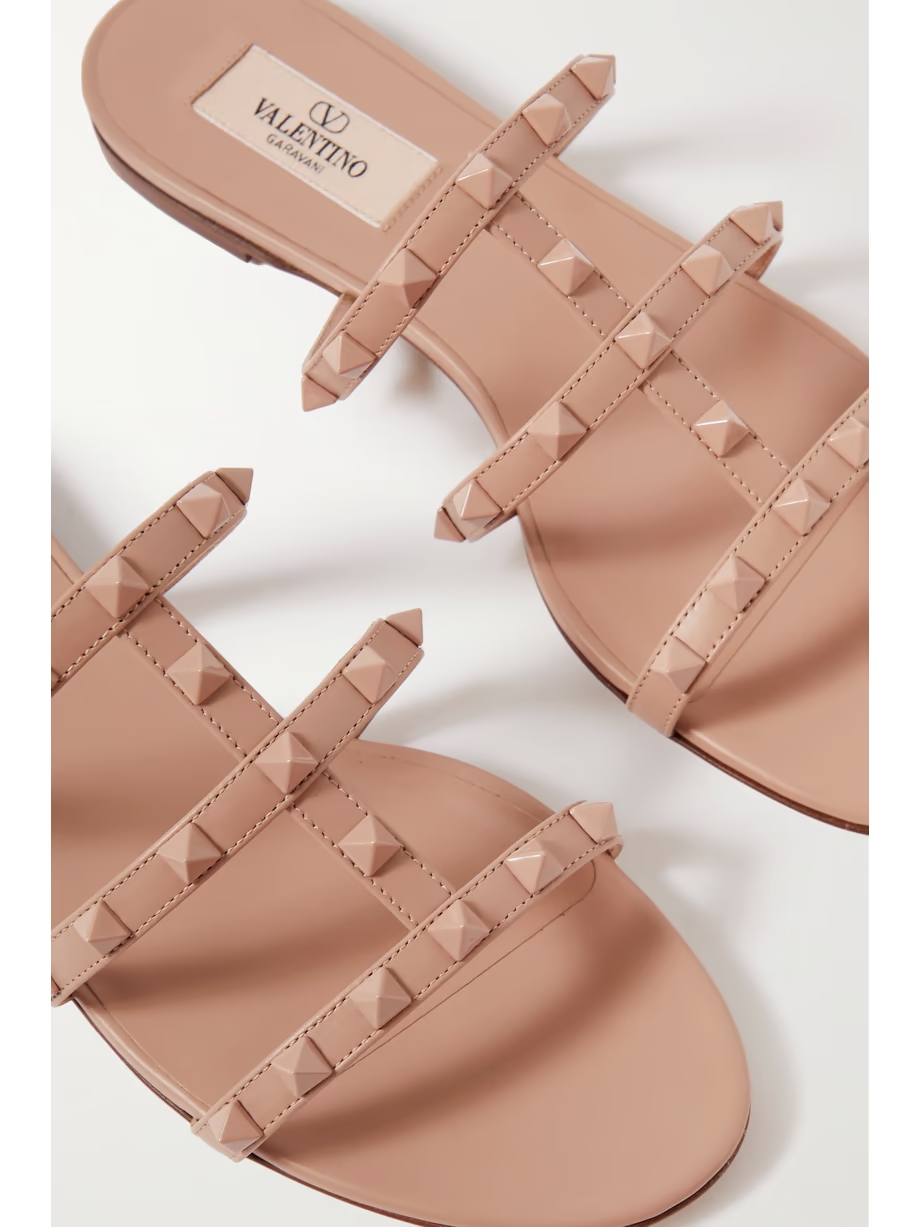Rockstud leather sandals Rockstud leather sandals