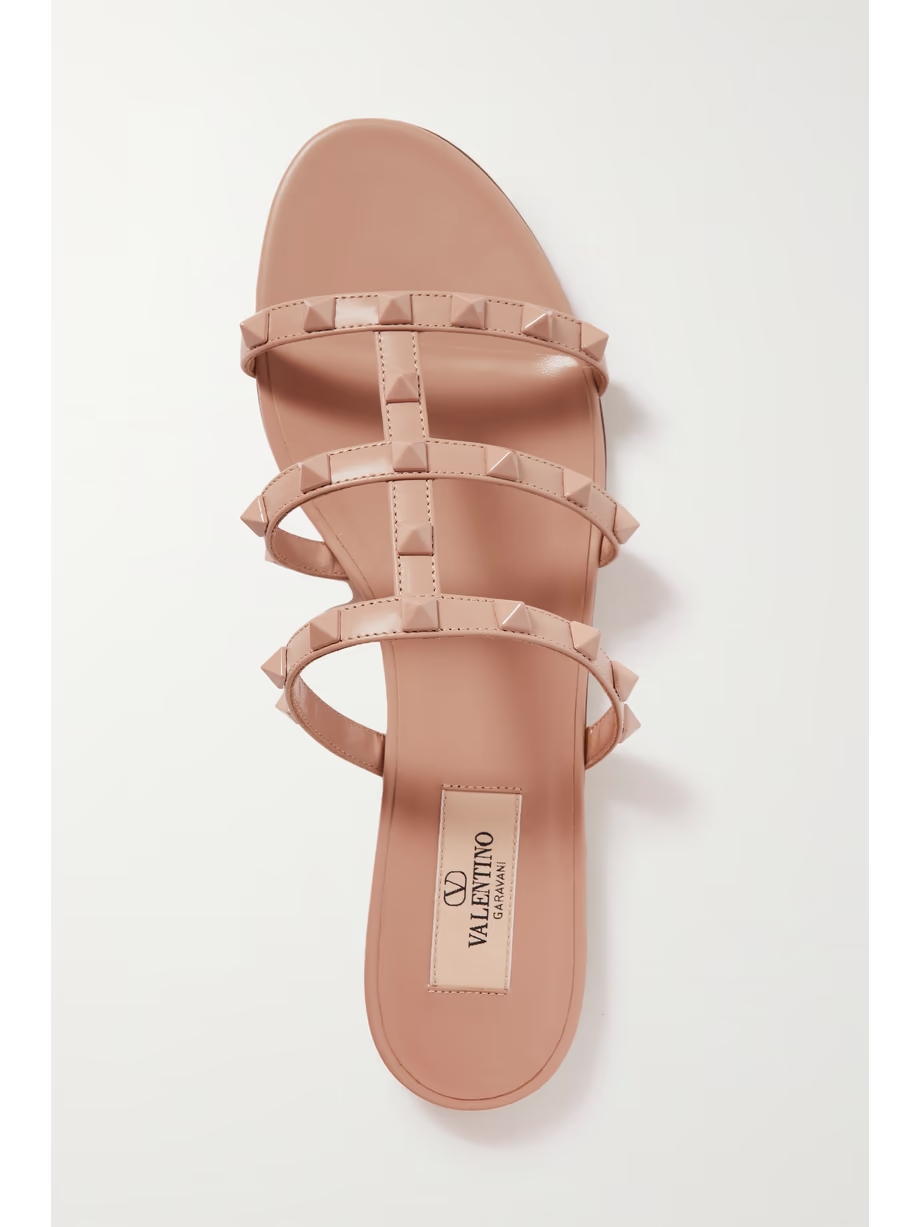 Rockstud leather sandals Rockstud leather sandals
