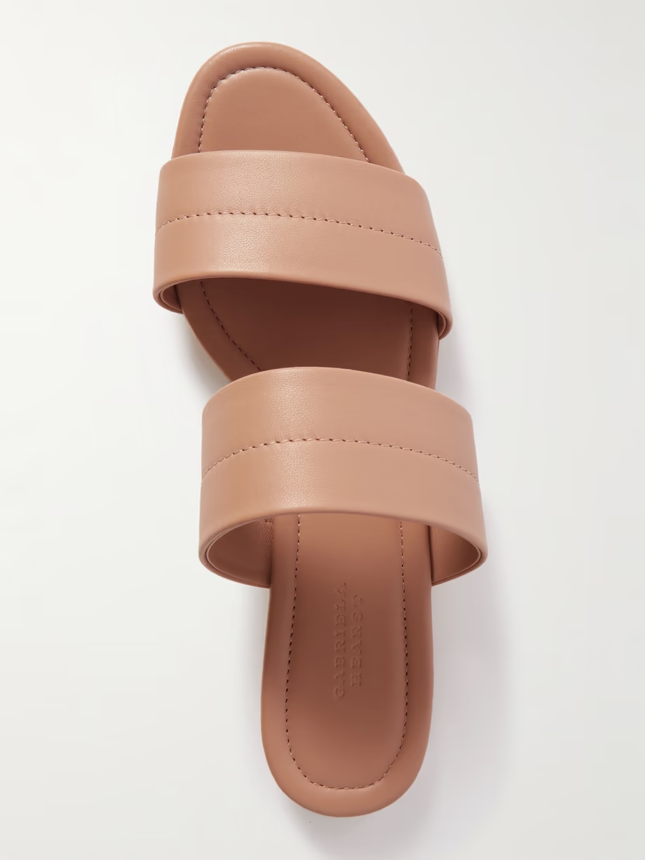 Lora leather slides Lora leather slides