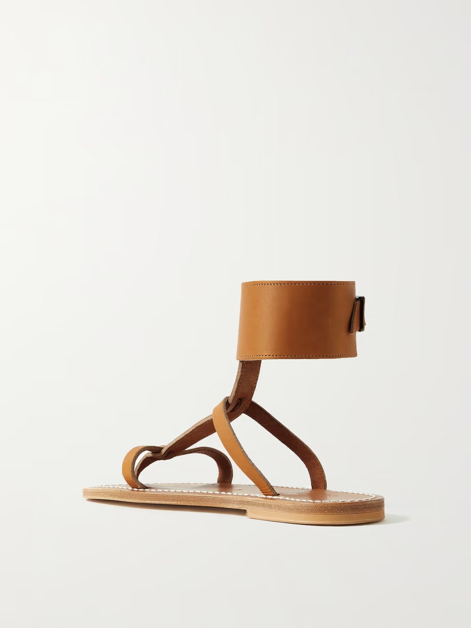 + NET SUSTAIN Caravelle leather sandals + NET SUSTAIN Caravelle leather sandals