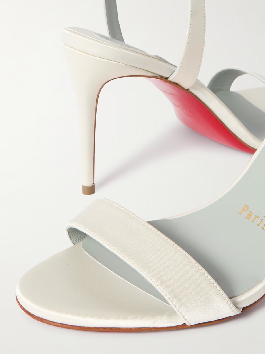 Loubigirl 85 satin sandals Loubigirl 85 satin sandals