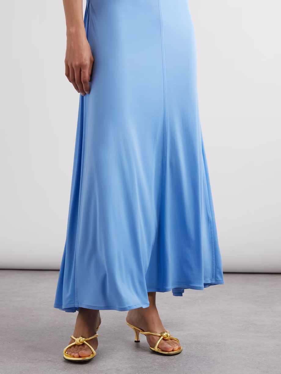 Blink knotted metallic leather sandals Blink knotted metallic leather sandals