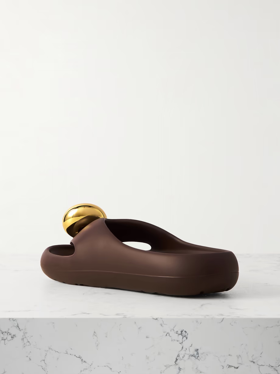 + Paula\'s Ibiza Bubble logo-detailed rubber slides + Paula\'s Ibiza Bubble logo-detailed rubber slides