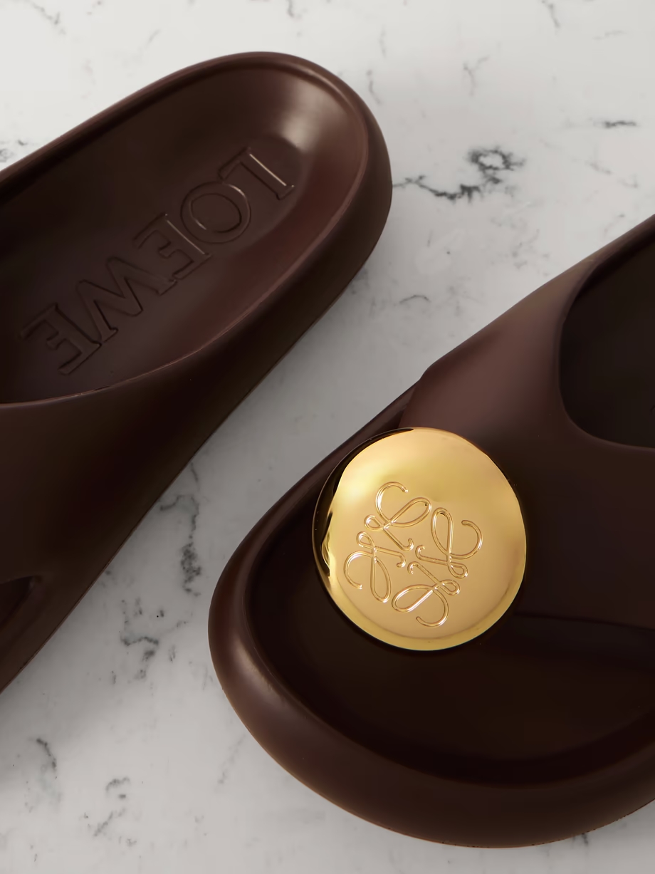 + Paula\'s Ibiza Bubble logo-detailed rubber slides + Paula\'s Ibiza Bubble logo-detailed rubber slides