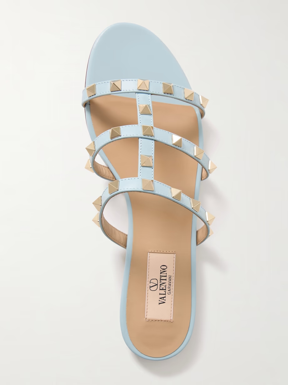 Rockstud leather sandals Rockstud leather sandals