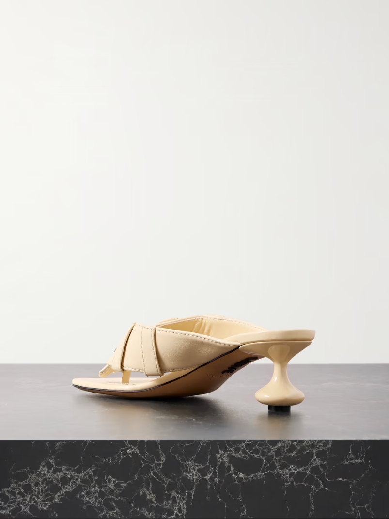 Toy embellished leather mules Toy embellished leather mules