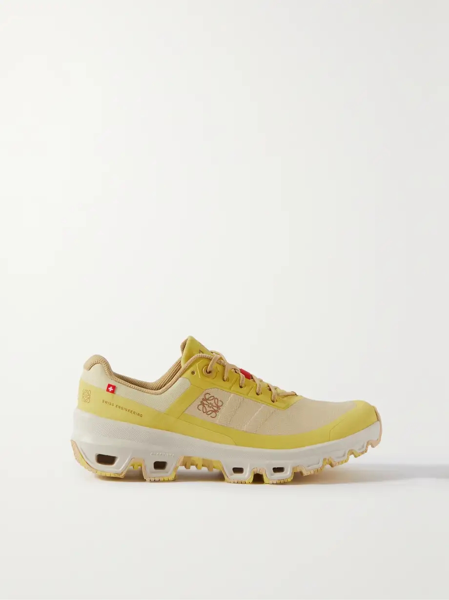 + On Cloudventure recycled-canvas and mesh sneakers + On Cloudventure recycled-canvas and mesh sneakers