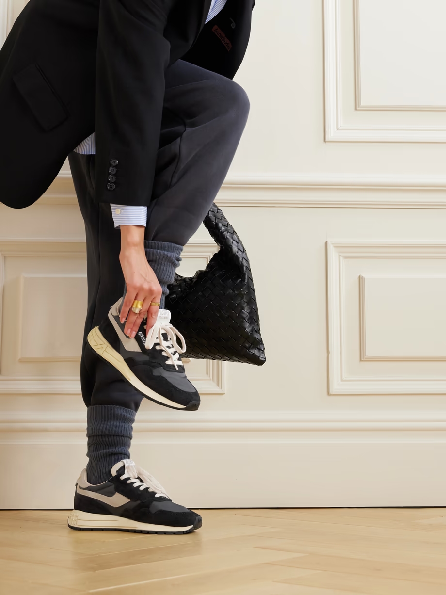 Reelwind Low suede and shell sneakers Reelwind Low suede and shell sneakers